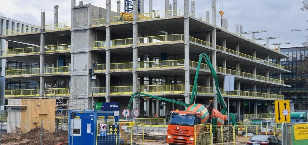 Saltoniškių 7 (S7) 4 etapas (Saltoniškių g. 7C) - Office center - construction photos