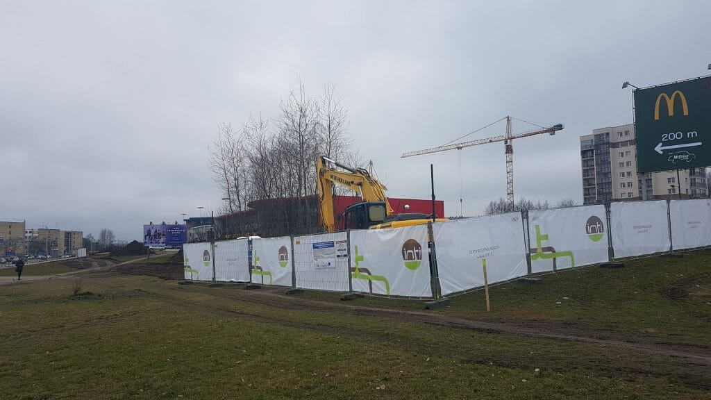 Lietaus kolektoriaus ir nuotekų valymo įrenginių rekonstrukcija ir statyba Verkių, Kareivių g. (Kareivių g.) - Distribution network - construction photos