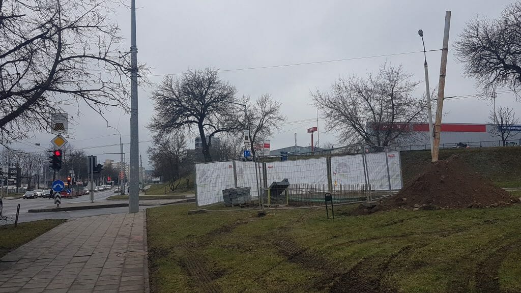 Lietaus kolektoriaus ir nuotekų valymo įrenginių rekonstrukcija ir statyba Verkių, Kareivių g. (Kareivių g.) - Distribution network - construction photos