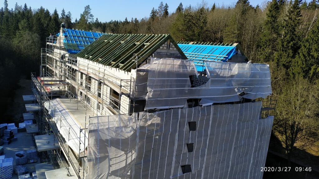 Miško ardai 1 etapas (Burbiškių g. 6) - Multi apartment - construction photos