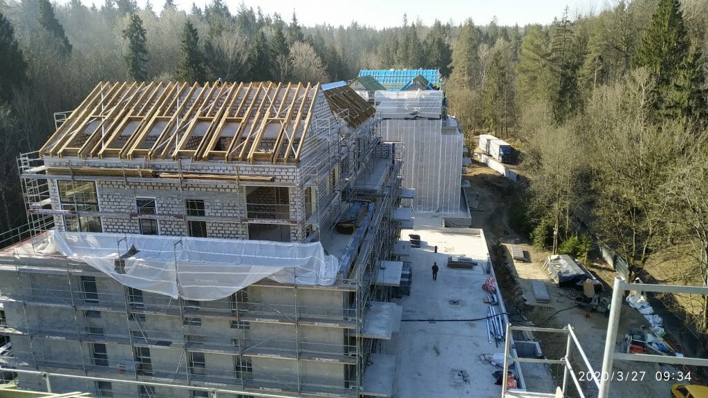 Miško ardai 1 etapas (Burbiškių g. 6) - Multi apartment - construction photos