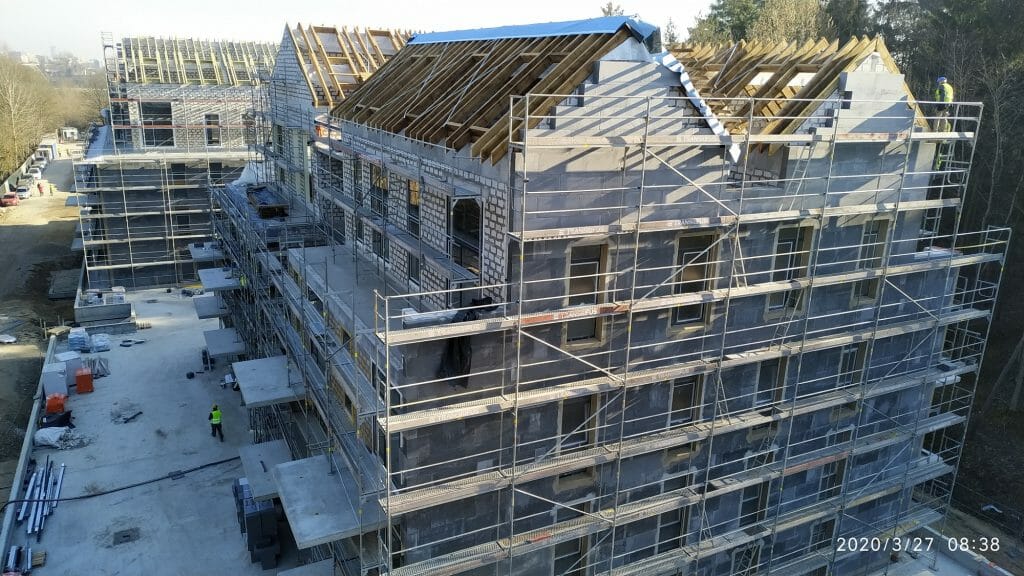 Miško ardai 1 etapas (Burbiškių g. 6) - Multi apartment - construction photos