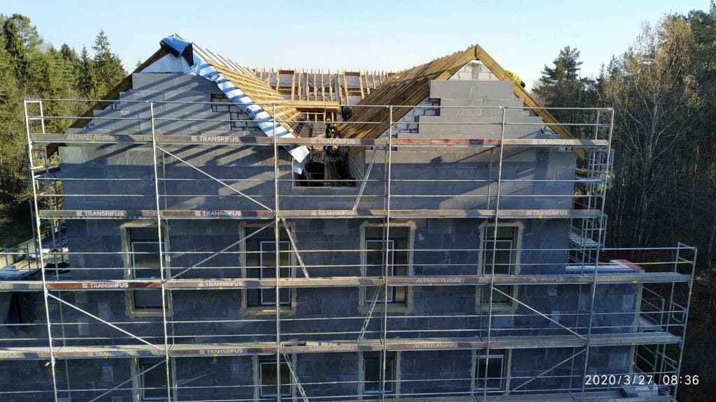 Miško ardai 1 etapas (Burbiškių g. 6) - Multi apartment - construction photos