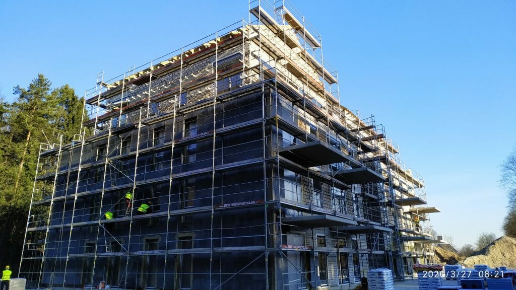 Miško ardai 1 etapas (Burbiškių g. 6) - Multi apartment - construction photos