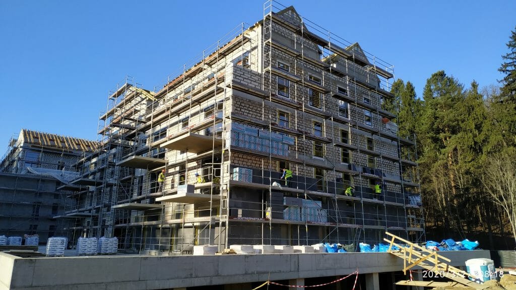 Miško ardai 1 etapas (Burbiškių g. 6) - Multi apartment - construction photos