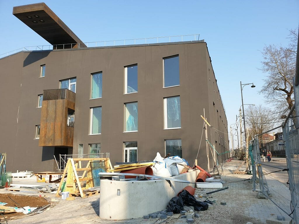 Verslo namai PAUPYS (Aukštaičių g.) - Office center - construction photos