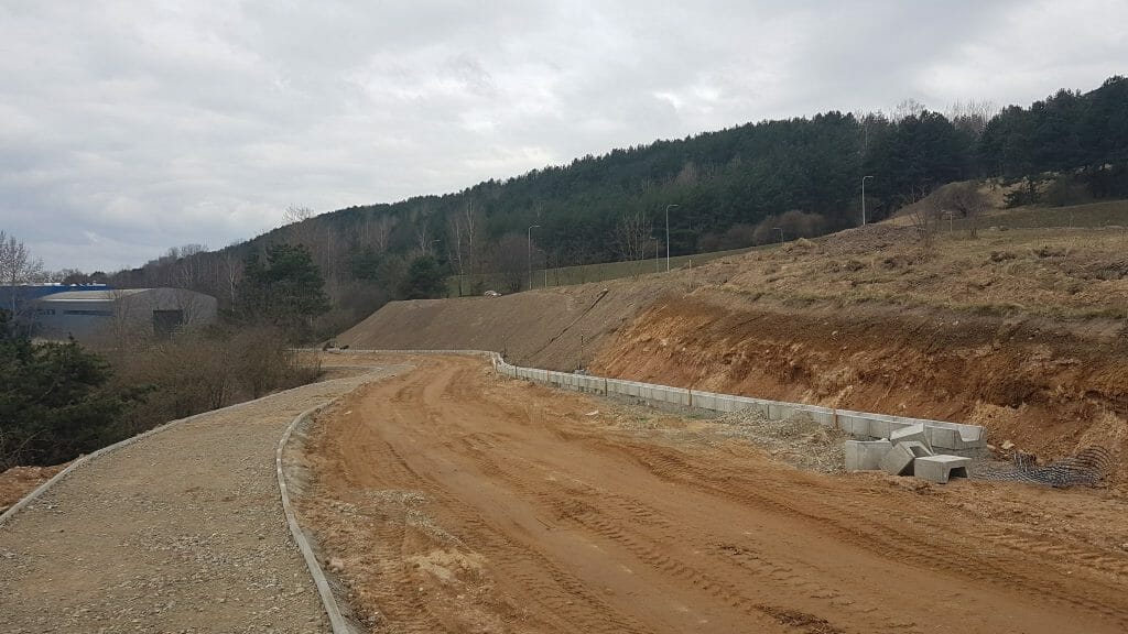 Neries senvagės slėnis (Linkmenų g.) - Bike path, Park - construction photos