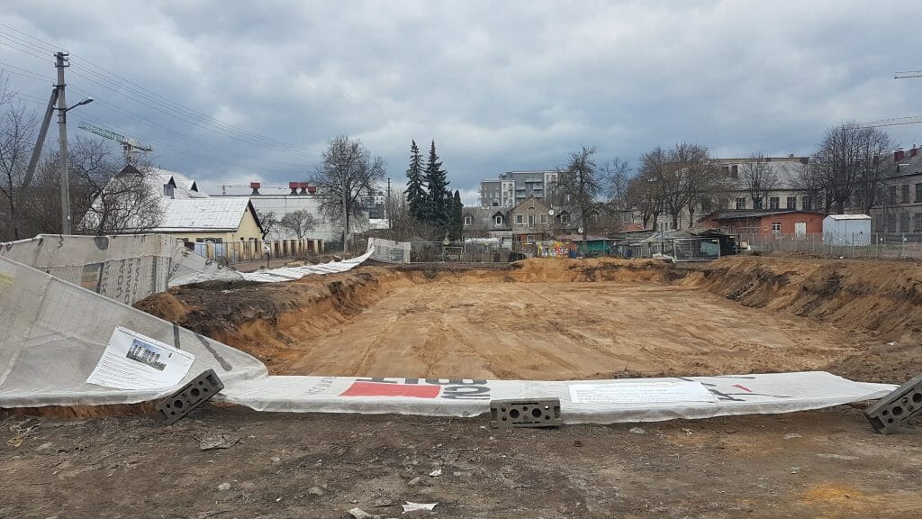 Šnipiškių perspektyvos (Šatrijos g. 1) - Multi apartment - construction photos