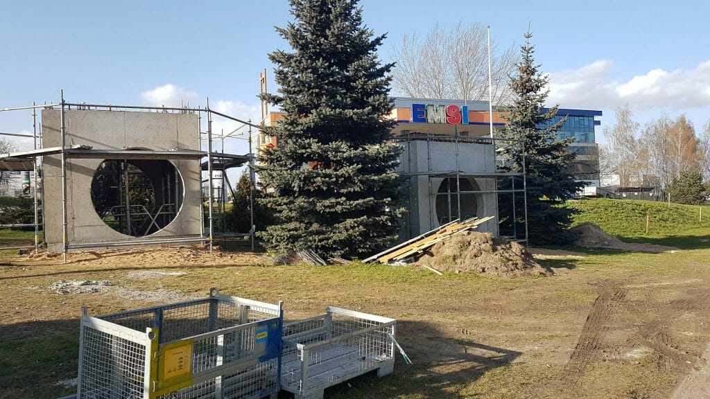 Lietaus kolektoriaus ir nuotekų valymo įrenginių rekonstrukcija ir statyba Verkių, Kareivių g. (Kareivių g.) - Distribution network - construction photos