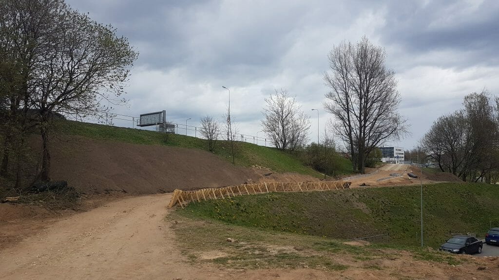 Neries senvagės slėnis (Linkmenų g.) - Bike path, Park - construction photos