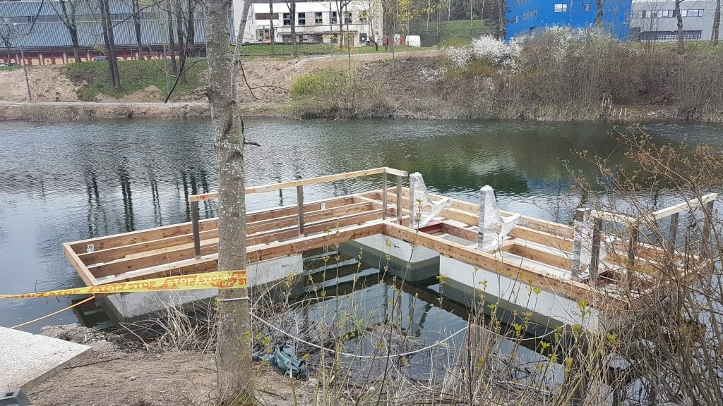 Neries senvagės slėnis (Linkmenų g.) - Bike path, Park - construction photos