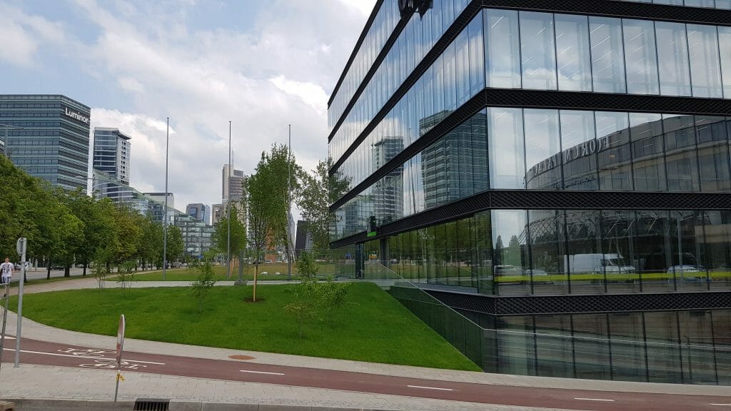 SEB administracinis (Gedimino Baravyko g. 4) - Biroju centrs - būvdarbu attēli