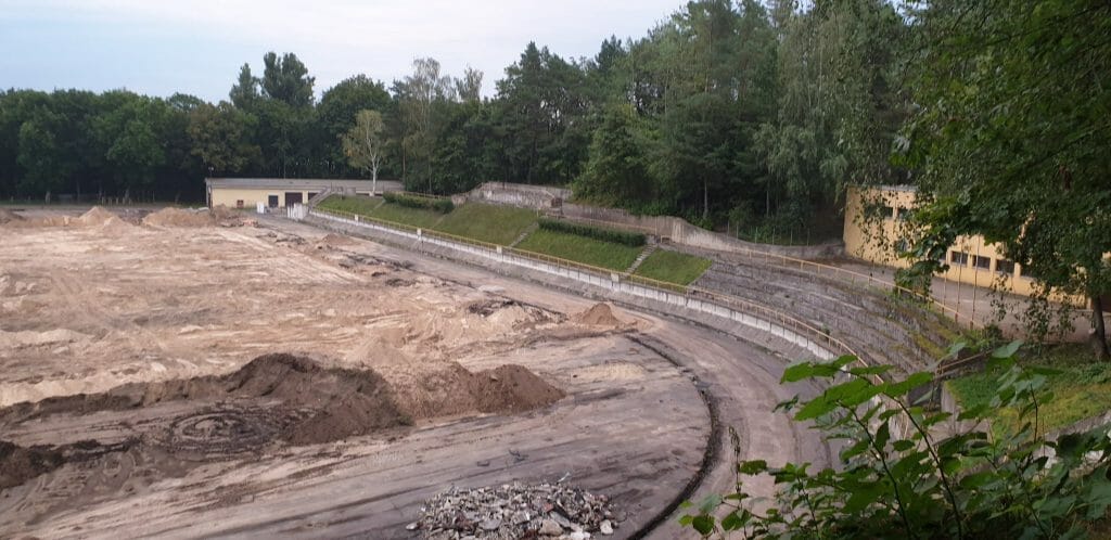 Kalnų parko stadionas (T. Kosciuškos g. 7) - Sports field or court - construction photos