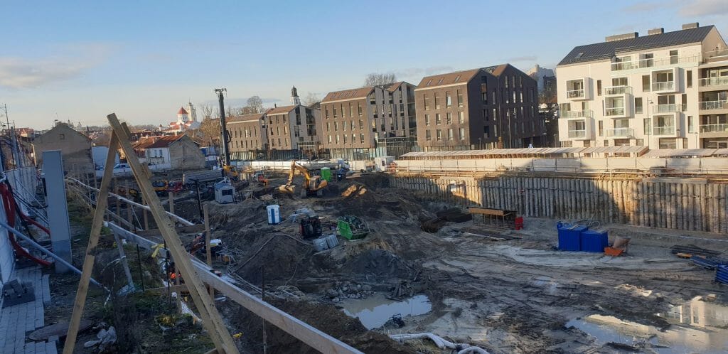 PAUPYS 6 etapas (Aukštaičių g. 7) - Multi apartment - construction photos