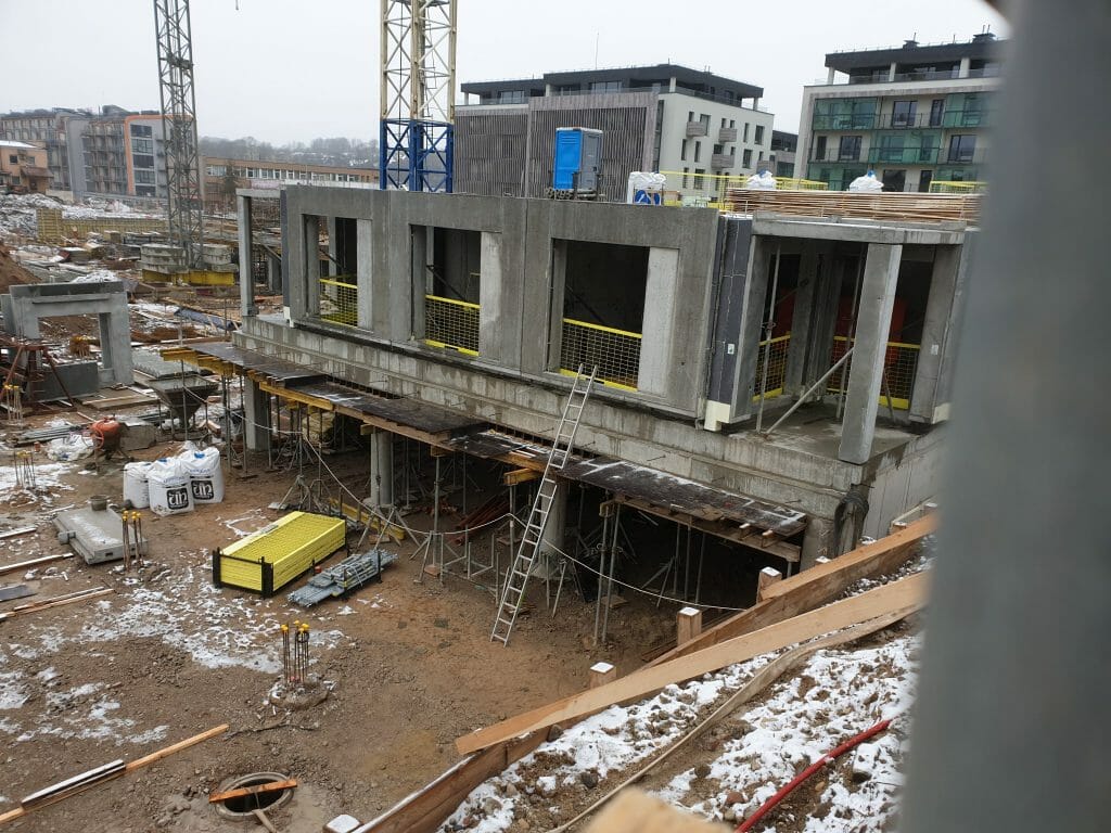 Vilnelės skverai 1 etapas (Manufaktūrų g. 7) - Multi apartment - construction photos