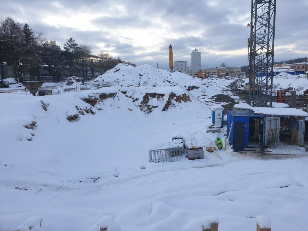 Vilnelės skverai 1 etapas (Manufaktūrų g. 7) - Multi apartment - construction photos