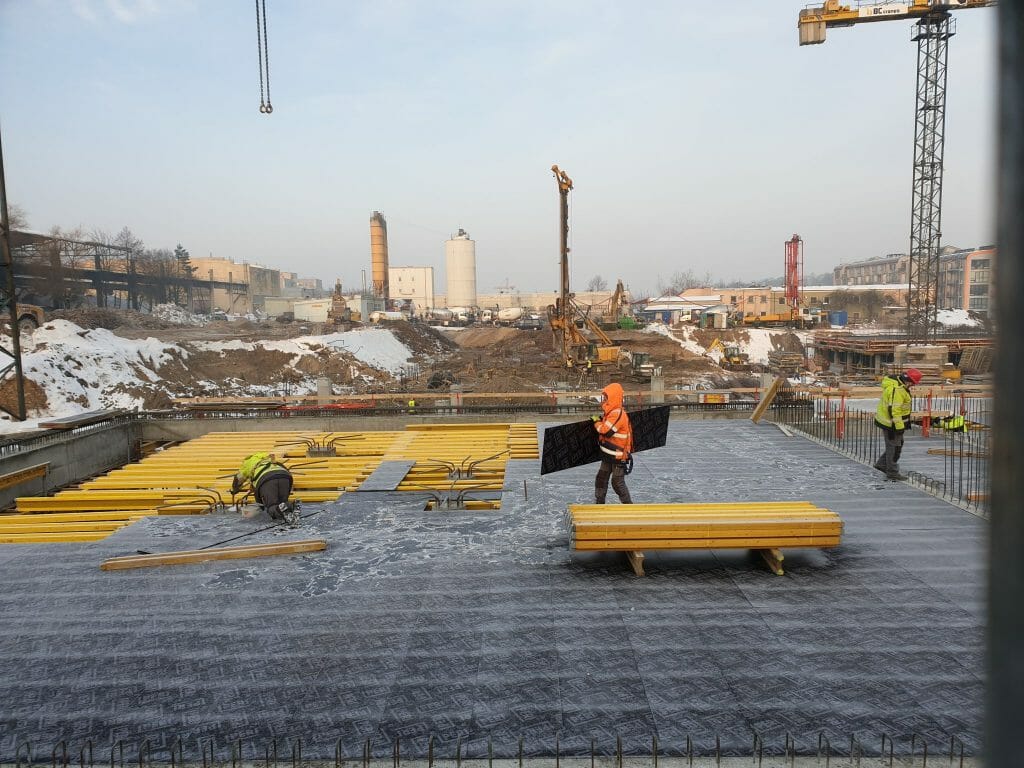 Vilnelės skverai 1 etapas (Manufaktūrų g. 7) - Multi apartment - construction photos