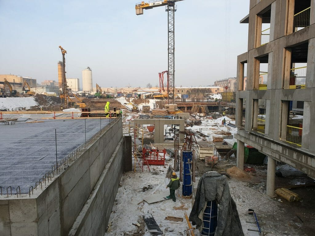 Vilnelės skverai 1 etapas (Manufaktūrų g. 7) - Multi apartment - construction photos