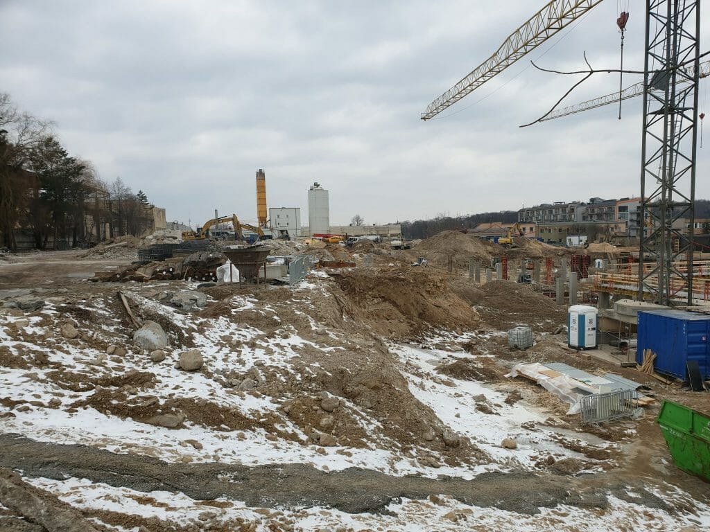 Vilnelės skverai 1 etapas (Manufaktūrų g. 7) - Multi apartment - construction photos