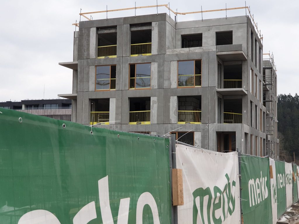 Vilnelės skverai 1 etapas (Manufaktūrų g. 7) - Multi apartment - construction photos