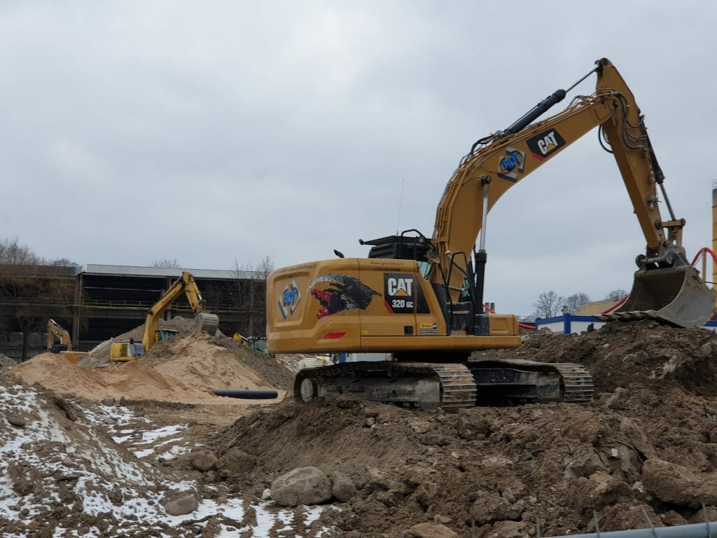 Vilnelės skverai 1 etapas (Manufaktūrų g. 7) - Multi apartment - construction photos