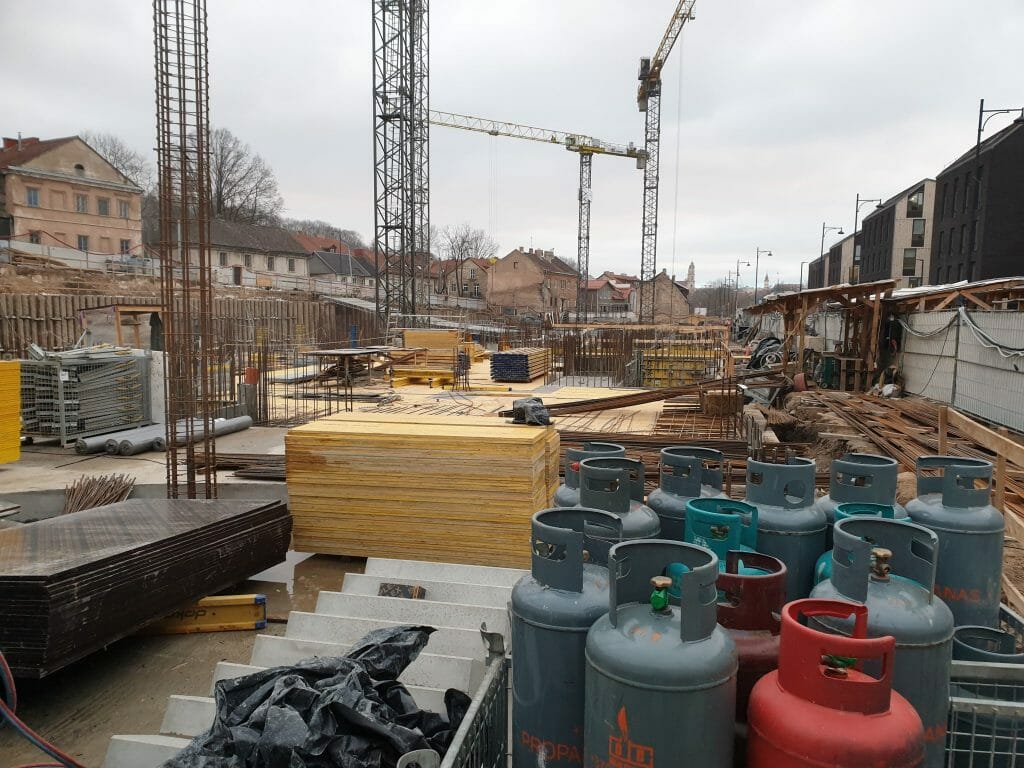 PAUPYS 6 etapas (Aukštaičių g. 7) - Multi apartment - construction photos