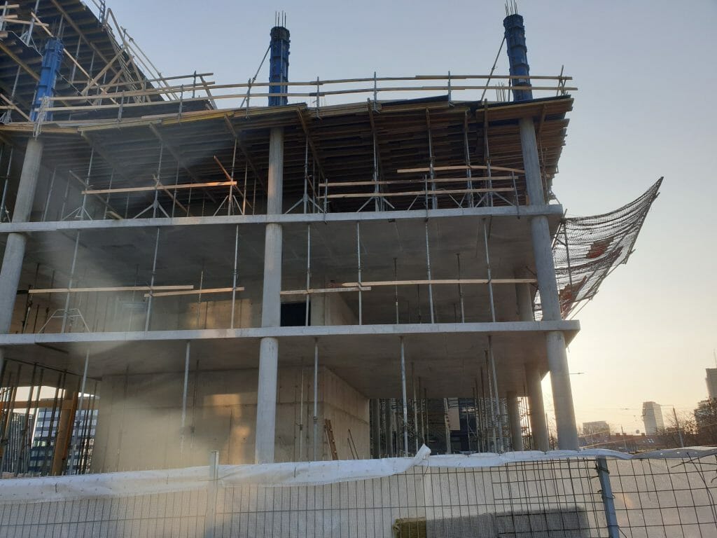 Business Stadium North East (Rinktinės g. 3) - Verslo centras - statybų nuotraukos