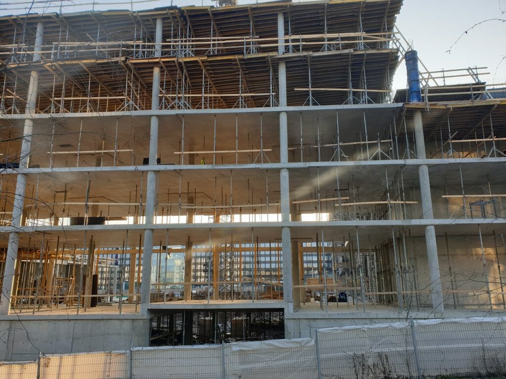 Business Stadium North East (Rinktinės g. 3) - Verslo centras - statybų nuotraukos