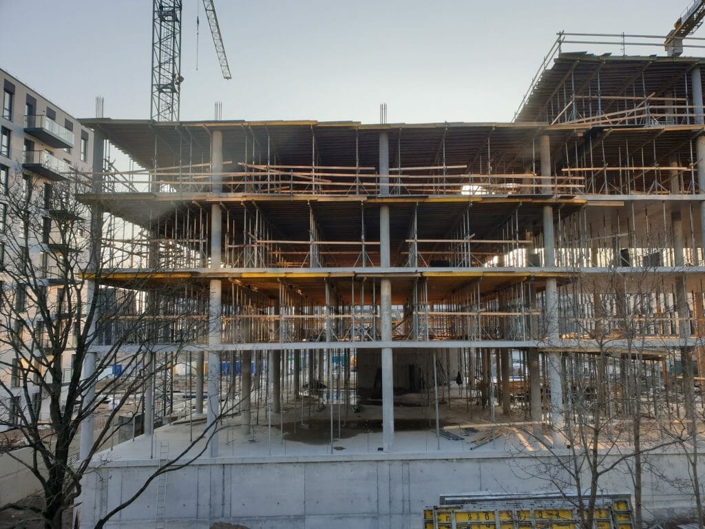 Business Stadium North East (Rinktinės g. 3) - Verslo centras - statybų nuotraukos