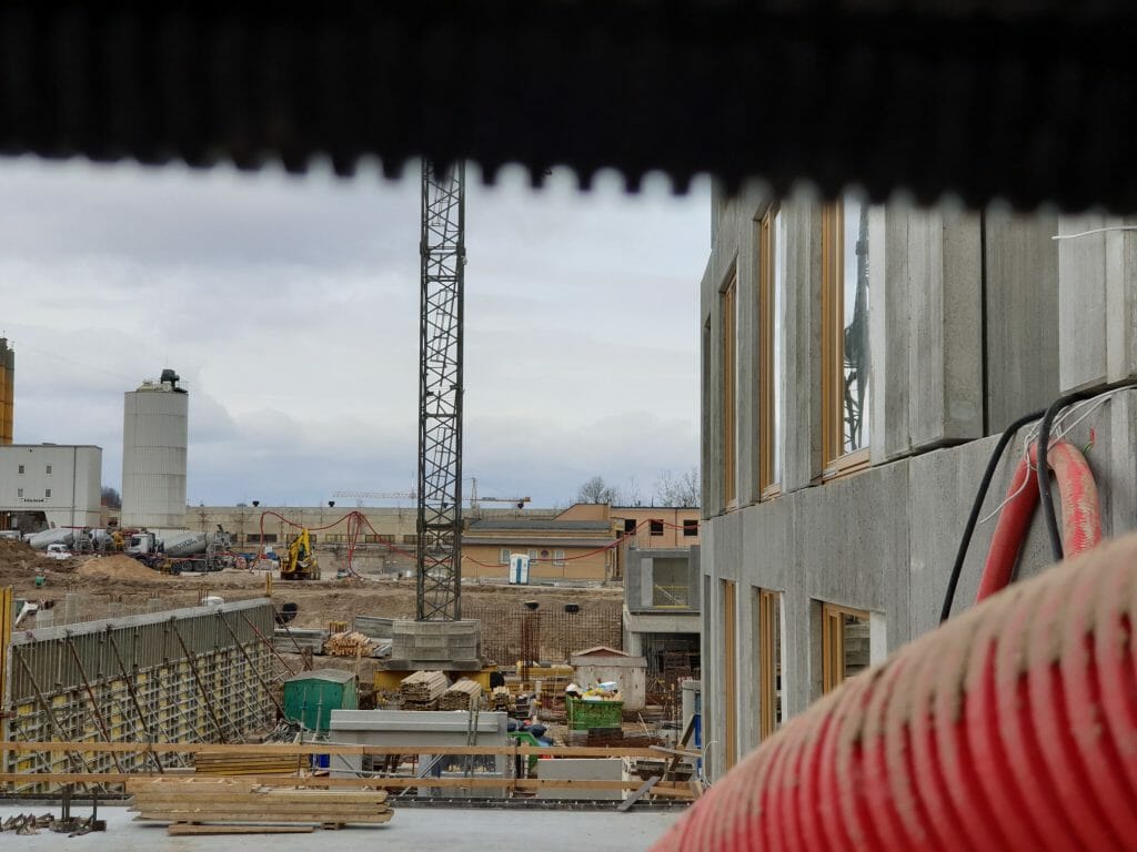 Vilnelės skverai 1 etapas (Manufaktūrų g. 7) - Multi apartment - construction photos