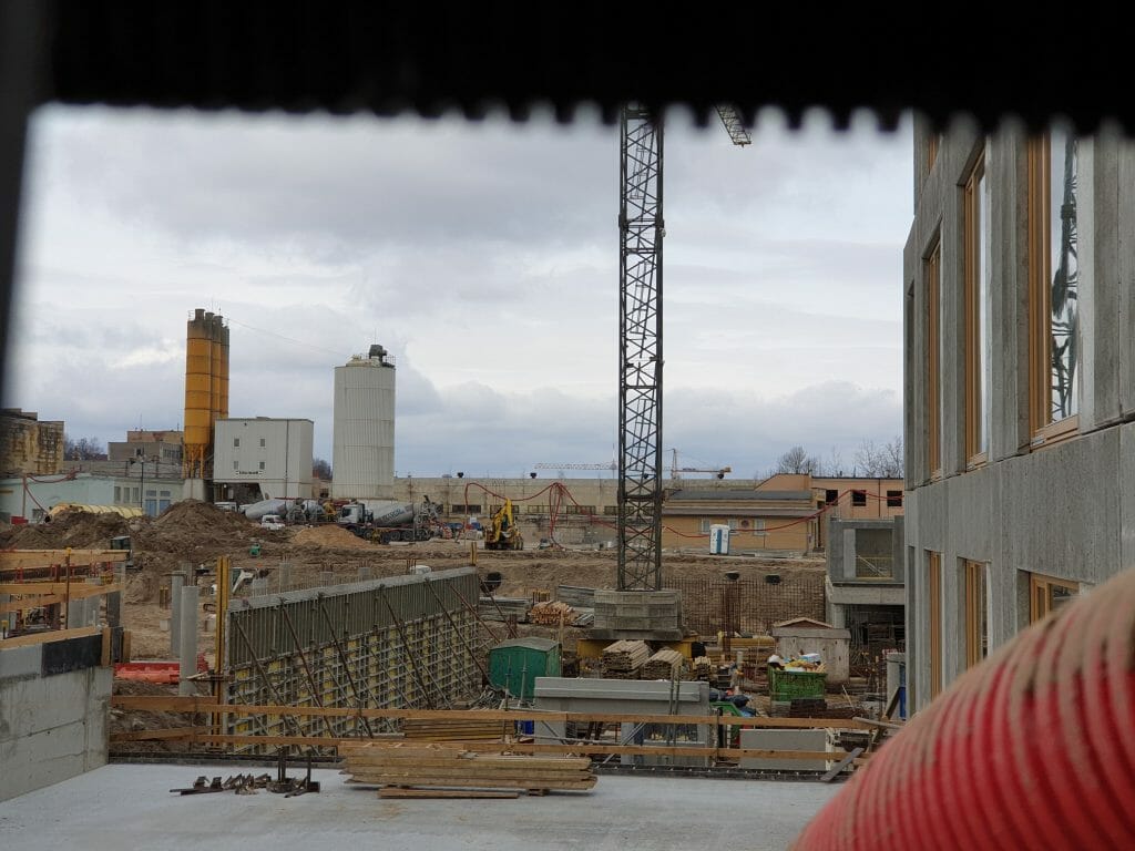 Vilnelės skverai 1 etapas (Manufaktūrų g. 7) - Multi apartment - construction photos