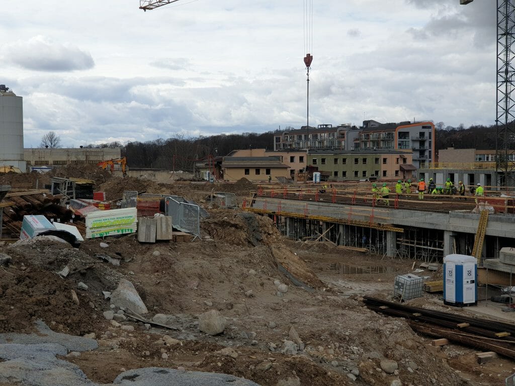 Vilnelės skverai 1 etapas (Manufaktūrų g. 7) - Multi apartment - construction photos