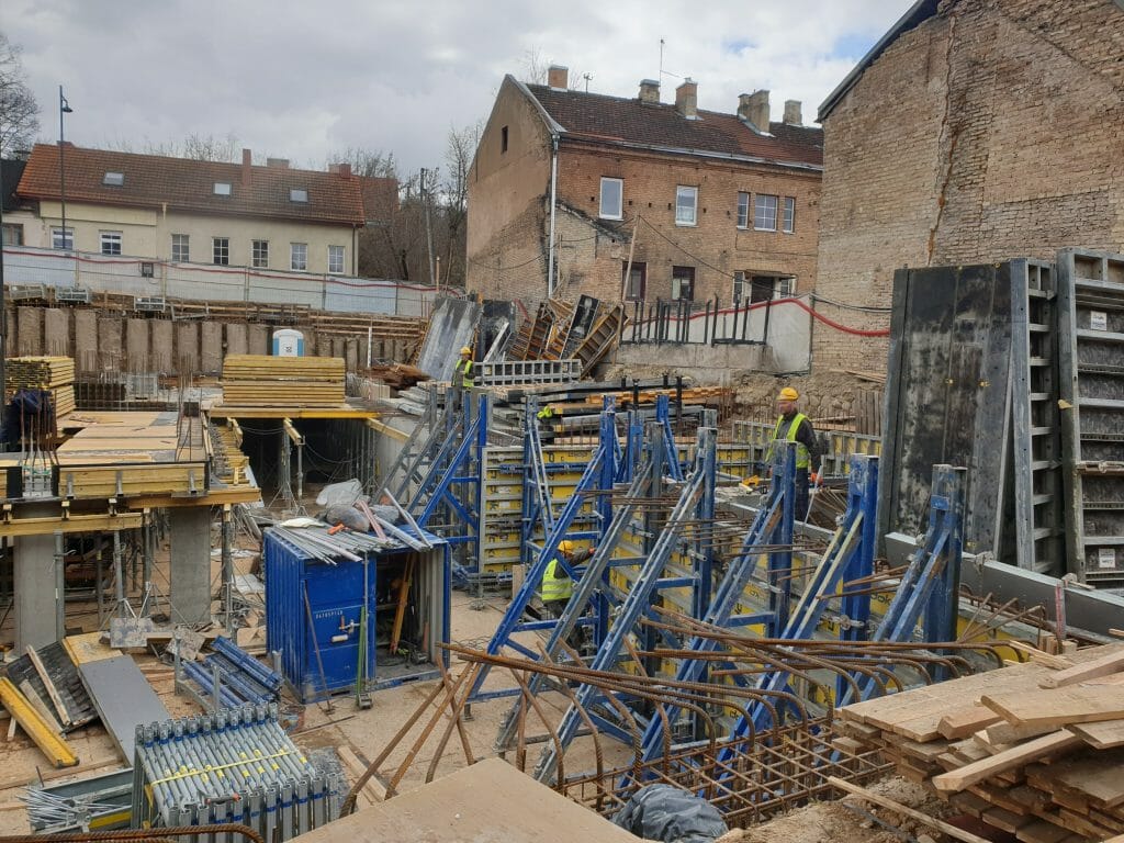 PAUPYS 6 etapas (Aukštaičių g. 7) - Multi apartment - construction photos