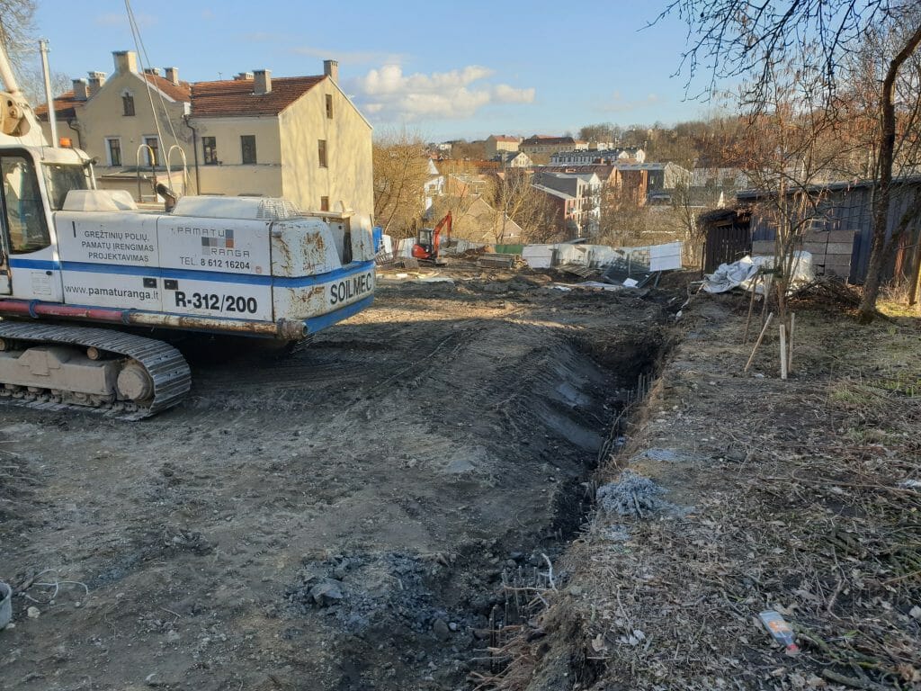 Užupio ložės (Polocko g. 7A) - Multi apartment - construction photos