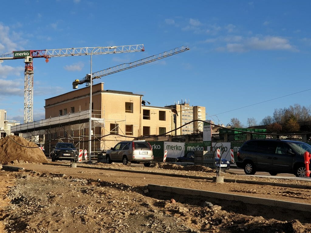 Vilnelės skverai 3 etapas (Manufaktūrų g. 7) - Korterelamu - ehituse fotod