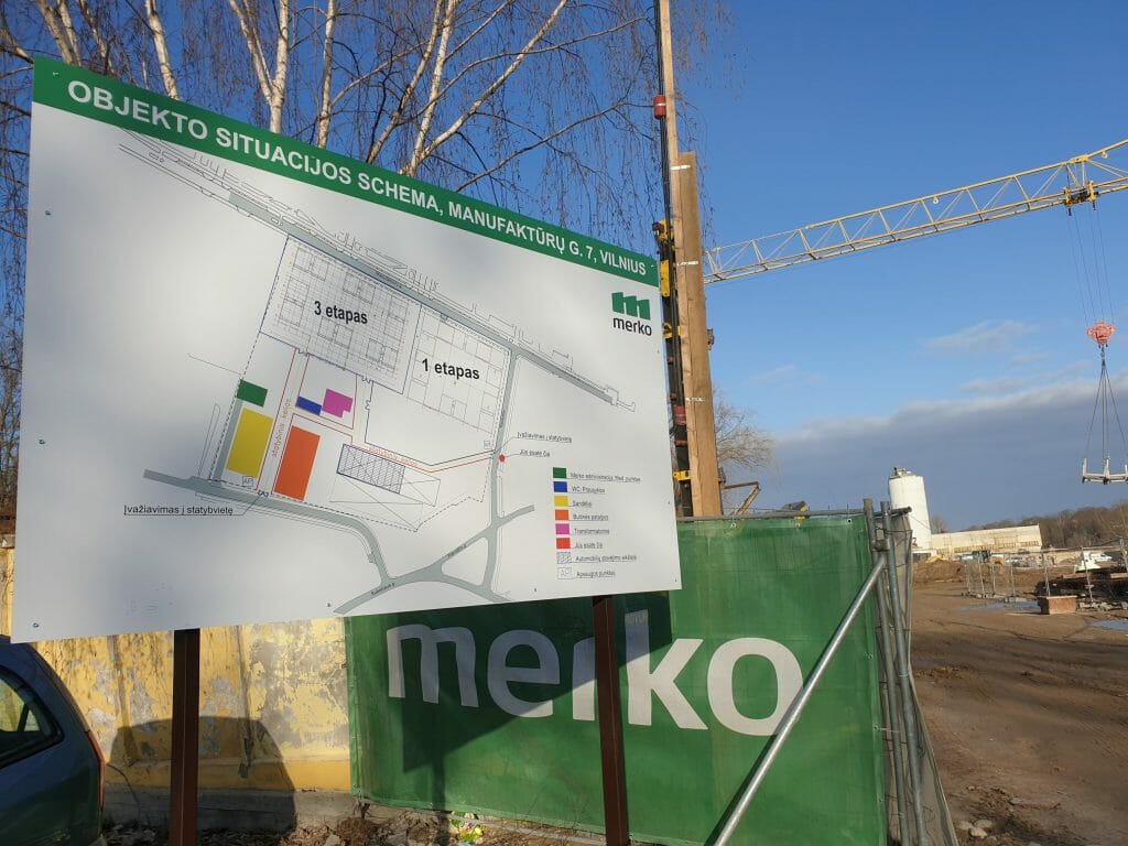 Vilnelės skverai 3 etapas (Manufaktūrų g. 7) - Korterelamu - ehituse fotod