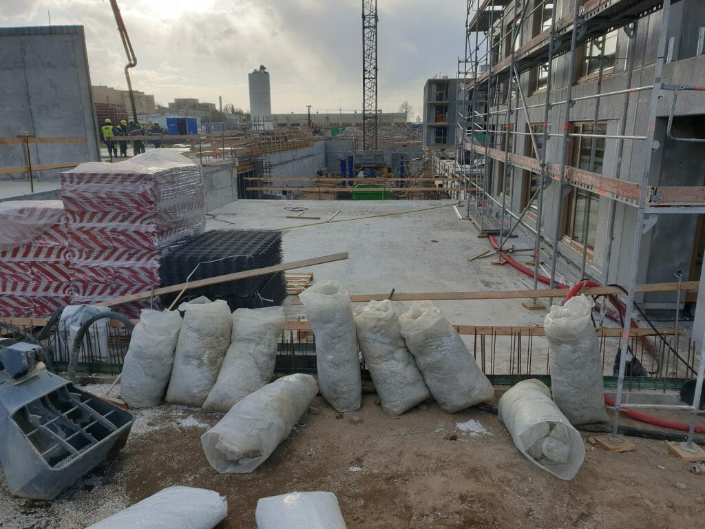 Vilnelės skverai 1 etapas (Manufaktūrų g. 7) - Multi apartment - construction photos