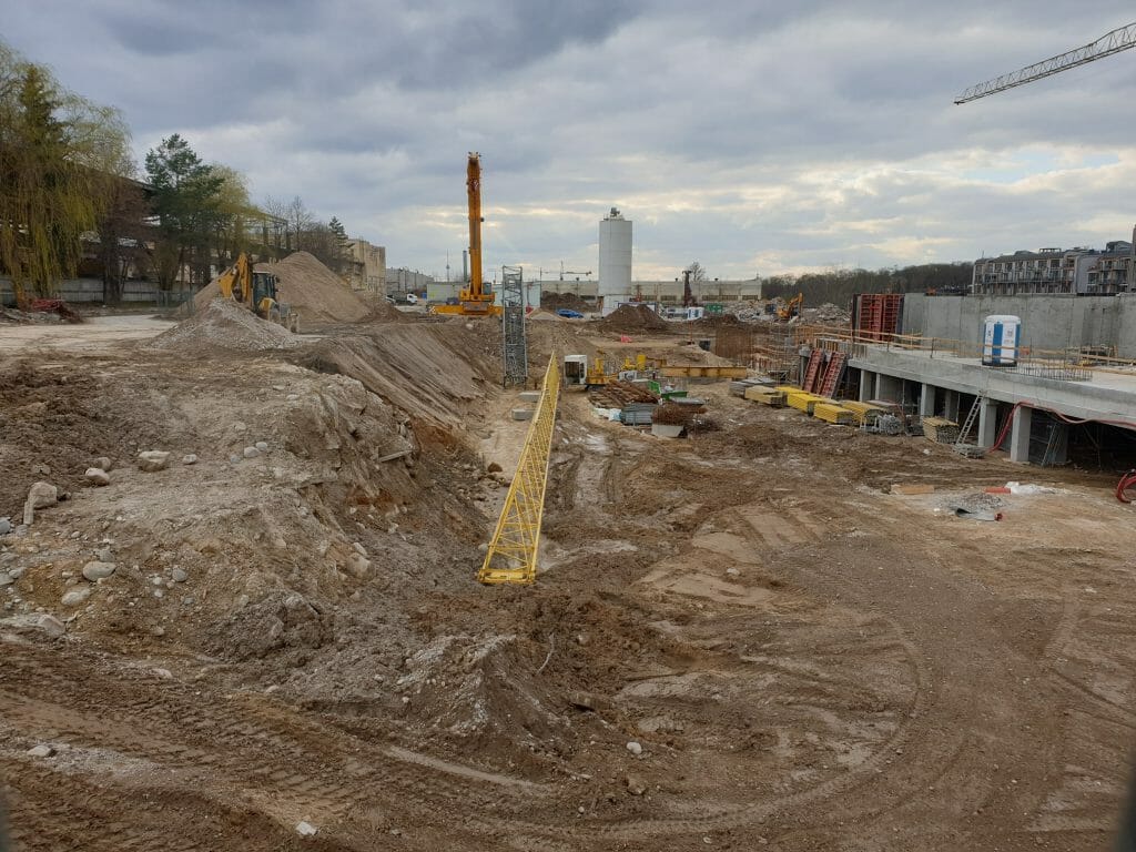 Vilnelės skverai 1 etapas (Manufaktūrų g. 7) - Multi apartment - construction photos