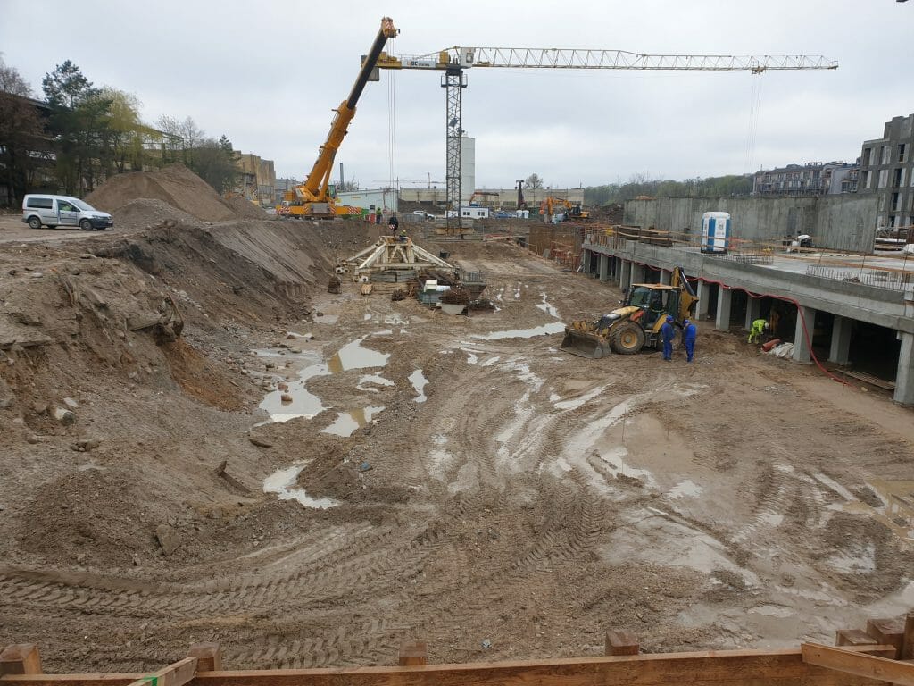 Vilnelės skverai 1 etapas (Manufaktūrų g. 7) - Multi apartment - construction photos