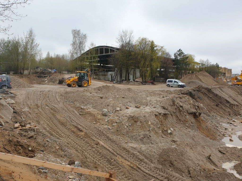 Vilnelės skverai 1 etapas (Manufaktūrų g. 7) - Multi apartment - construction photos