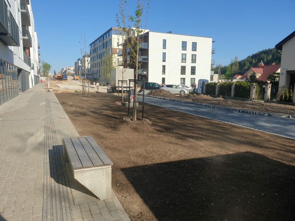 Manufaktūrų g. (Manufaktūrų g.) - Bike path, Street - construction photos