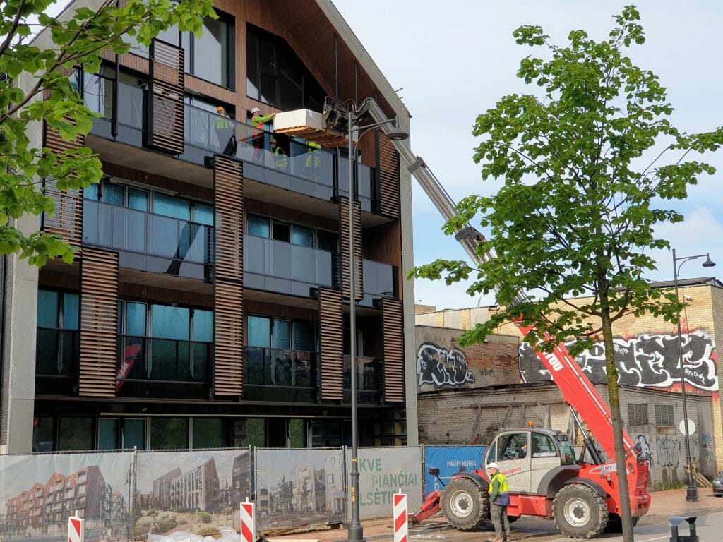 PAUPYS 7 etapas (Aukštaičių g. 19, Paupio g. 50) - Multi apartment - construction photos