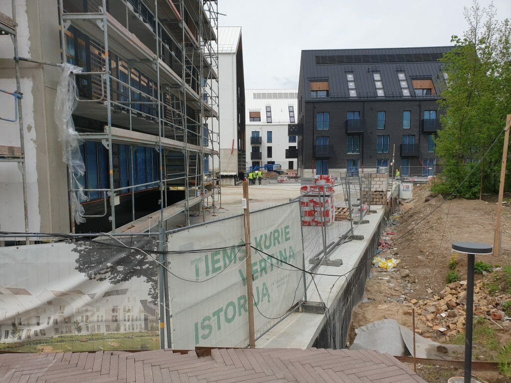 PAUPYS 7 etapas (Aukštaičių g. 19, Paupio g. 50) - Multi apartment - construction photos