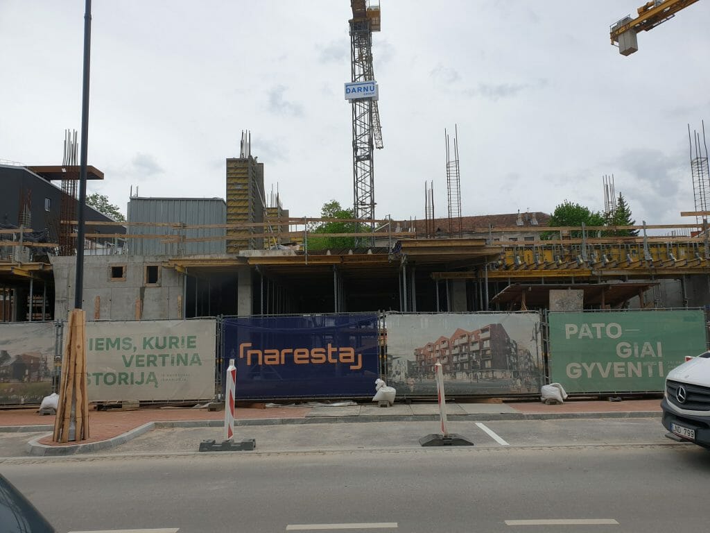 PAUPYS 6 etapas (Aukštaičių g. 7) - Multi apartment - construction photos