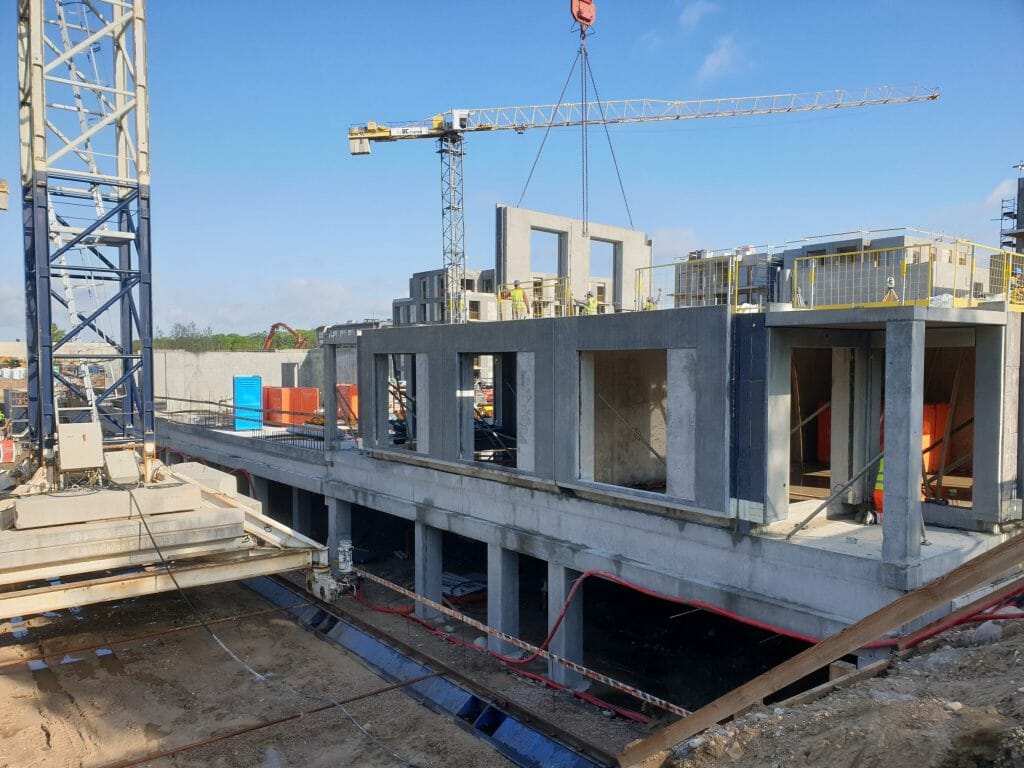 Vilnelės skverai 1 etapas (Manufaktūrų g. 7) - Multi apartment - construction photos