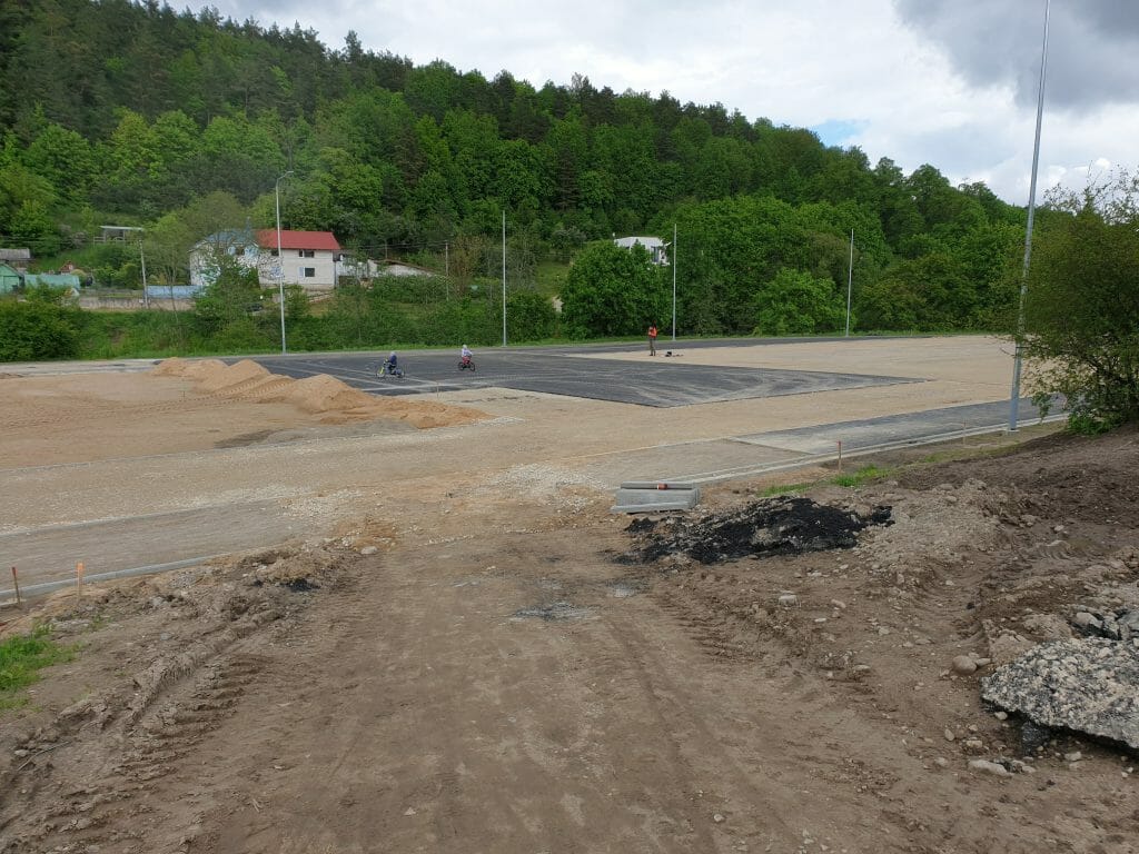 Kaukysos g. sporto aikštynas (Kaukysos g.) - Sports field or court - construction photos