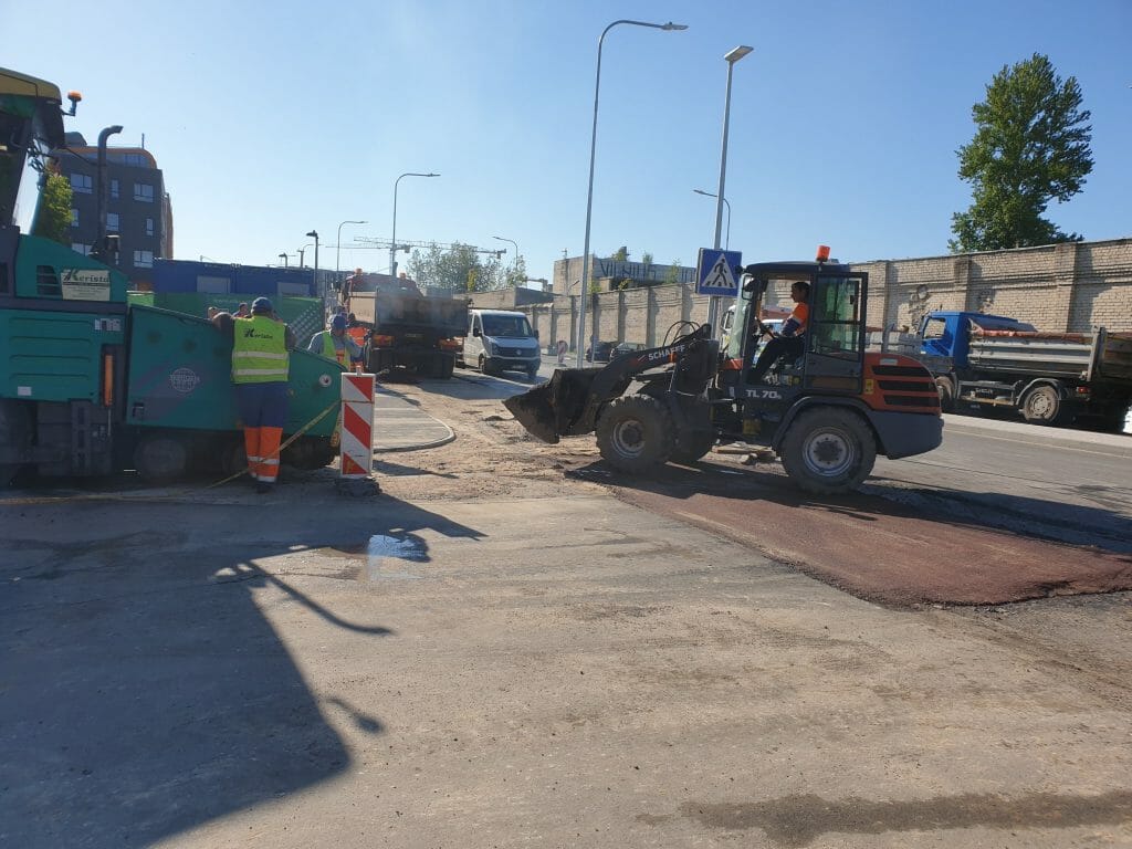 Manufaktūrų g. (Manufaktūrų g.) - Bike path, Street - construction photos