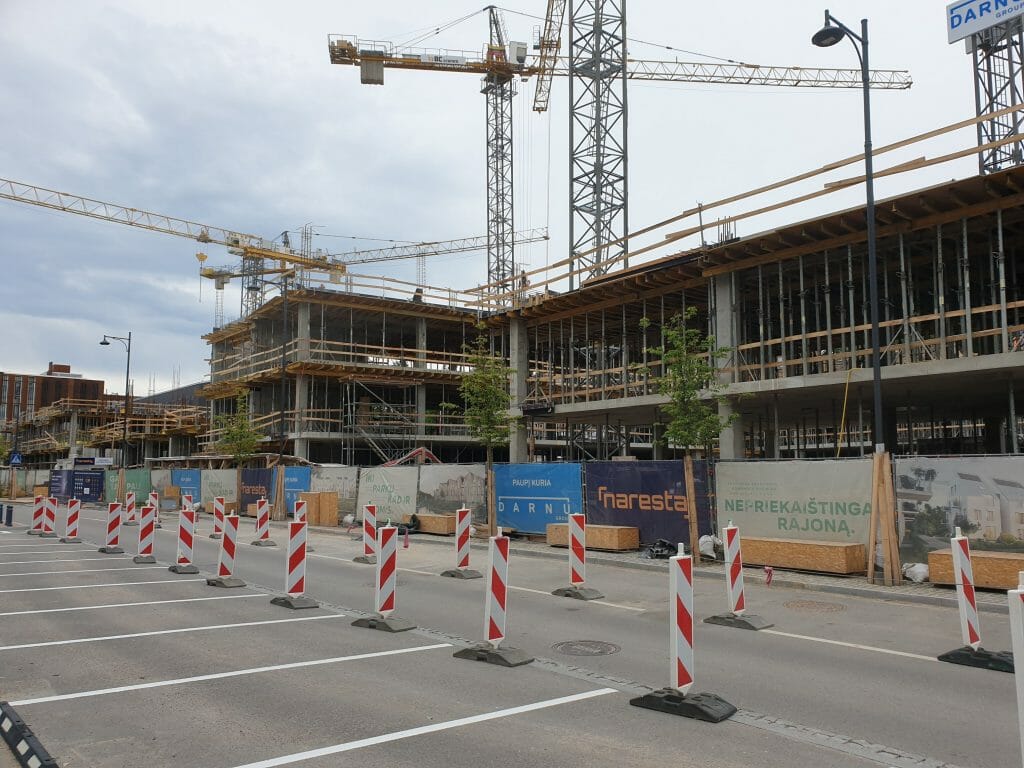 PAUPYS 6 etapas (Aukštaičių g. 7) - Multi apartment - construction photos