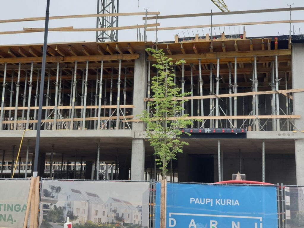 PAUPYS 6 etapas (Aukštaičių g. 7) - Multi apartment - construction photos