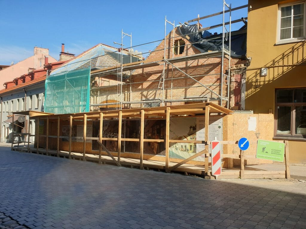 Užupio Mekas (Užupio g. 24) - Multi apartment, Non-food store - construction photos